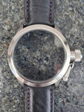 Peter Werth Stainless Steel Watch 44mm Case & Genuine Leather 22mm Strap – Spares / Project