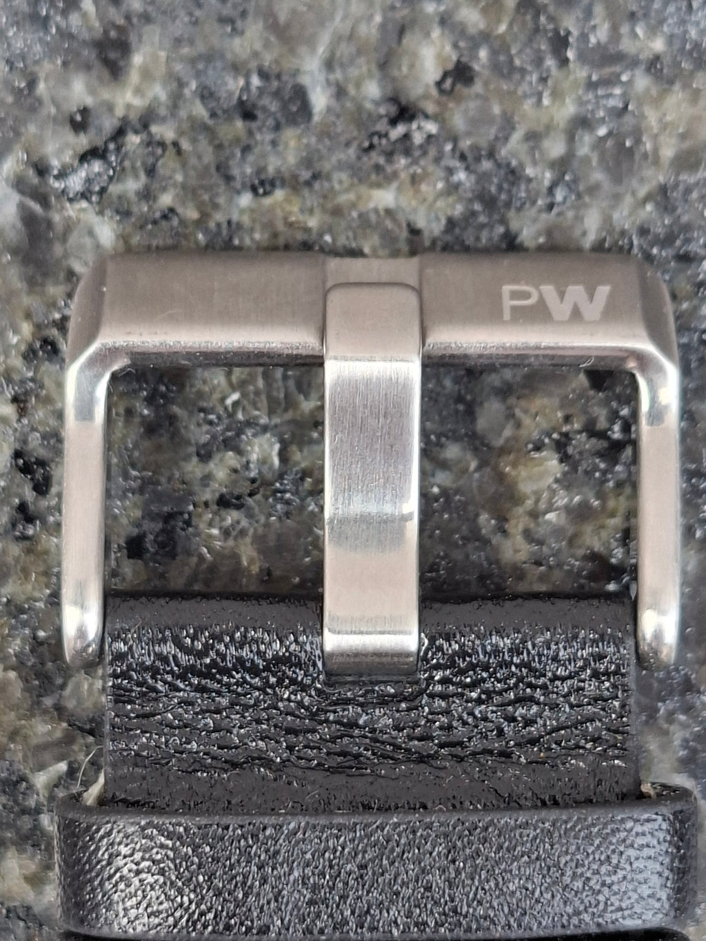 Peter Werth Stainless Steel Watch 44mm Case & Genuine Leather 22mm Strap – Spares / Project