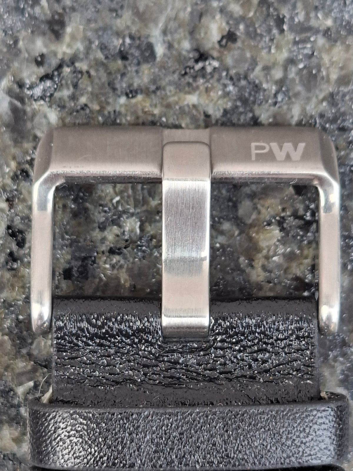 Peter Werth Stainless Steel Watch 44mm Case & Genuine Leather 22mm Strap – Spares / Project
