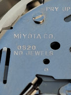 Simon Carter London Chronograph Watch Miyota OS20 Brown Dial 43mm New Strap