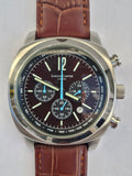 Simon Carter London Chronograph Watch Miyota OS20 Brown Dial 43mm