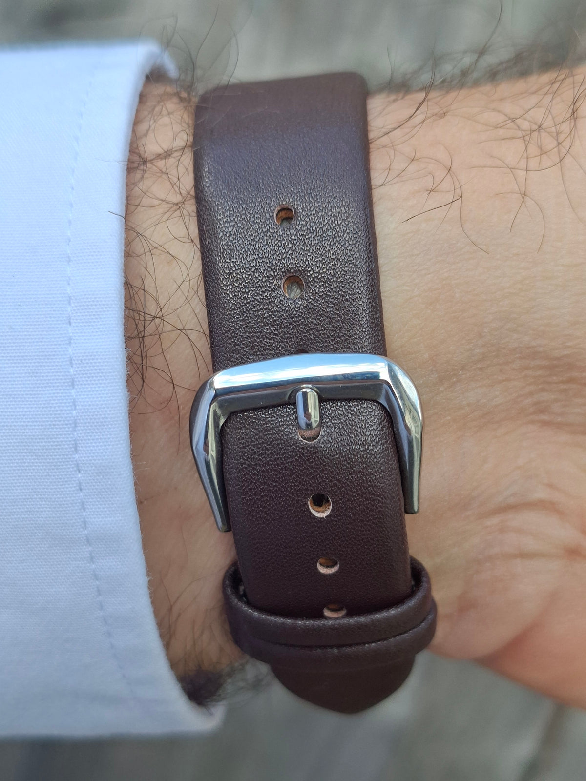 Vintage 1970s Limit 17 Jewel Mechanical Hand Wind Men's Watch 35mm Stainless Steel