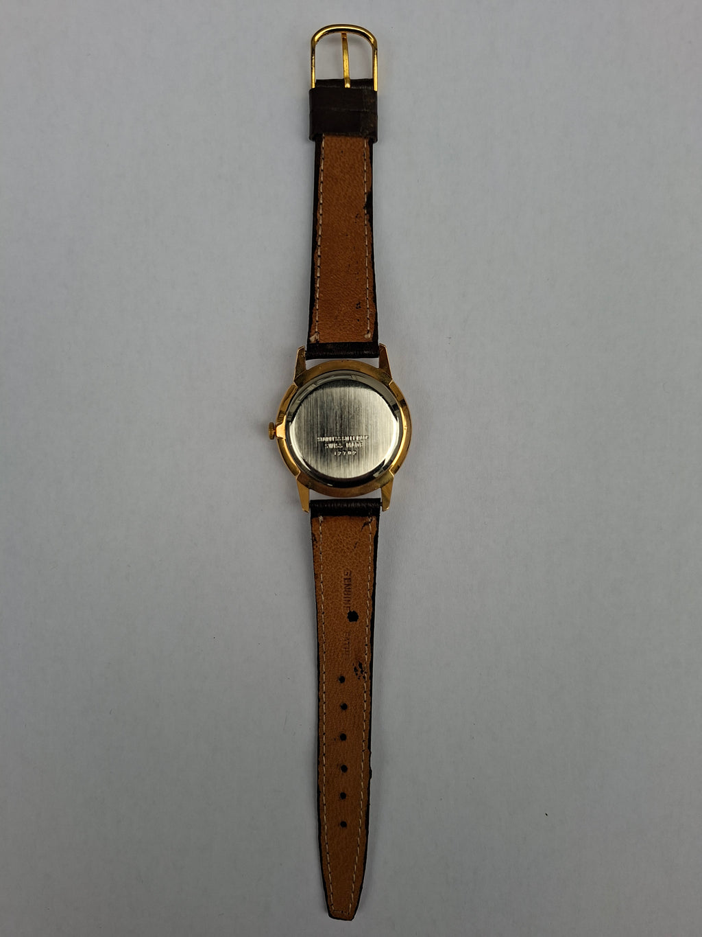 Vintage 1960s Montine of Switzerland ST 69 17J Incabloc Manual Wind Watch 34mm