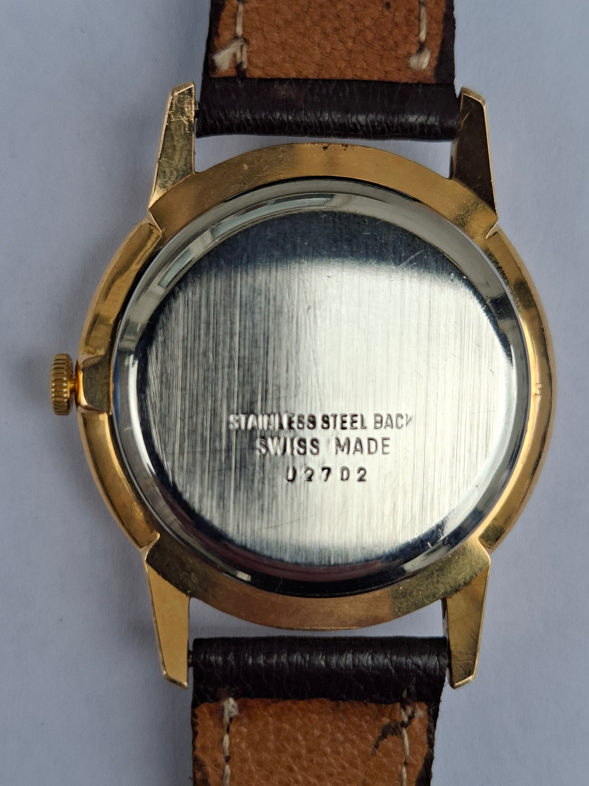Vintage 1960s Montine of Switzerland ST 69 17J Incabloc Manual Wind Watch 34mm