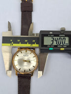 Vintage 1960s Montine of Switzerland ST 69 17J Incabloc Manual Wind Watch 34mm