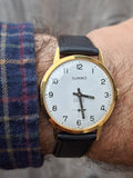 Vintage 1960s Summit Swiss Watch 17 Jewels Incabloc Manual Wind 33mm Sub Seconds