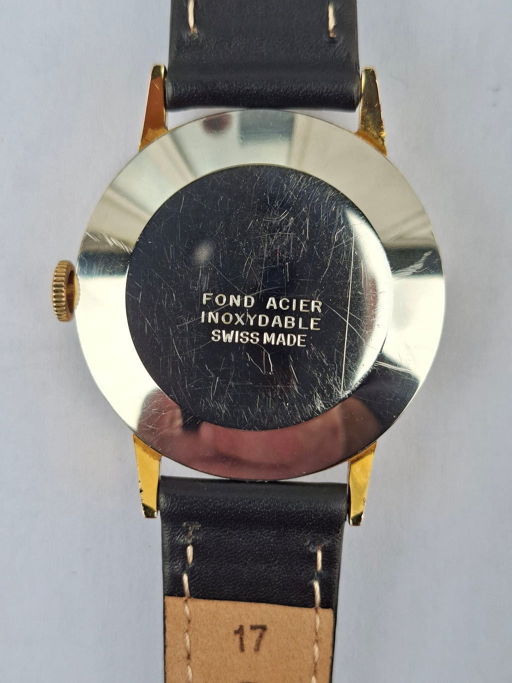Vintage 1960s Summit Swiss Watch 17 Jewels Incabloc Manual Wind 33mm Sub Seconds