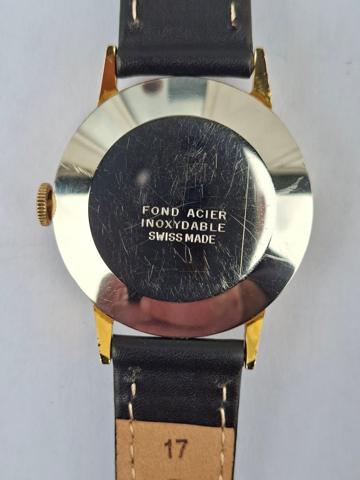 Vintage 1960s Summit Swiss Watch 17 Jewels Incabloc Manual Wind 33mm Sub Seconds