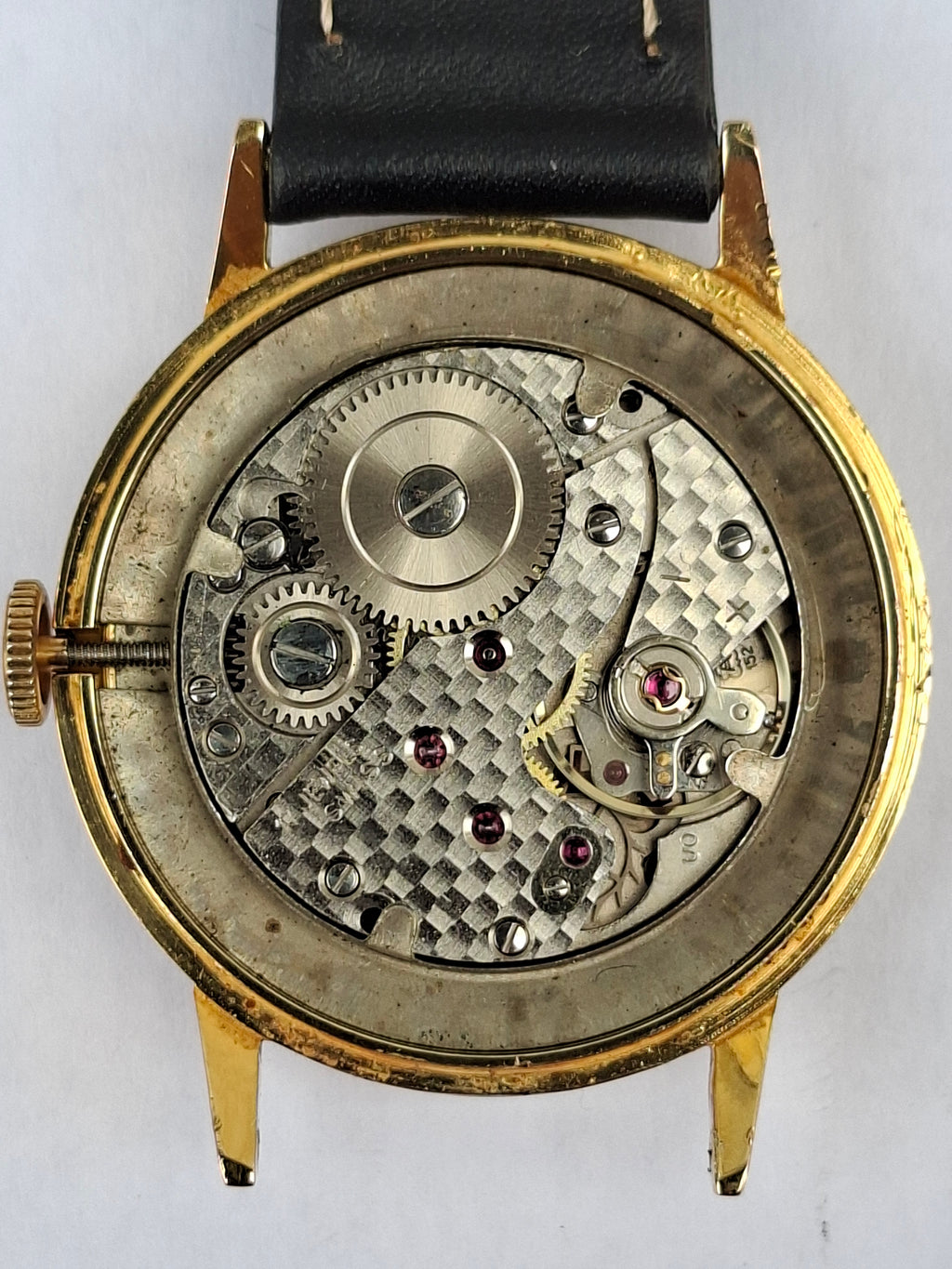 Vintage 1960s Summit Swiss Watch 17 Jewels Incabloc Manual Wind 33mm Sub Seconds