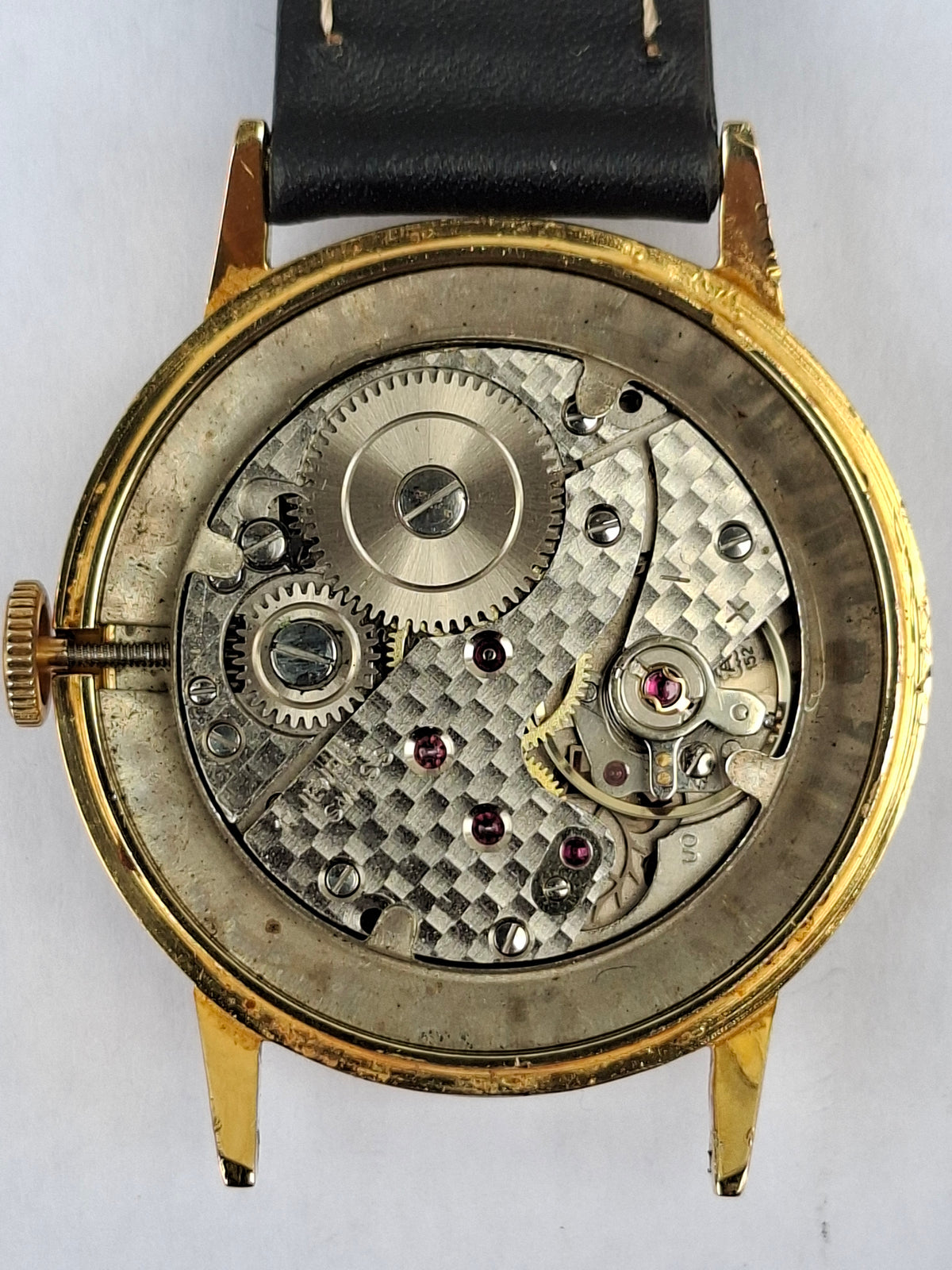 Vintage 1960s Summit Swiss Watch 17 Jewels Incabloc Manual Wind 33mm Sub Seconds