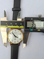 Vintage 1960s Summit Swiss Watch 17 Jewels Incabloc Manual Wind 33mm Sub Seconds