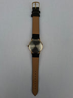 Vintage Sekonda USSR 17 J 2614.2H Manual Wind Date Watch Gold Tone 35mm