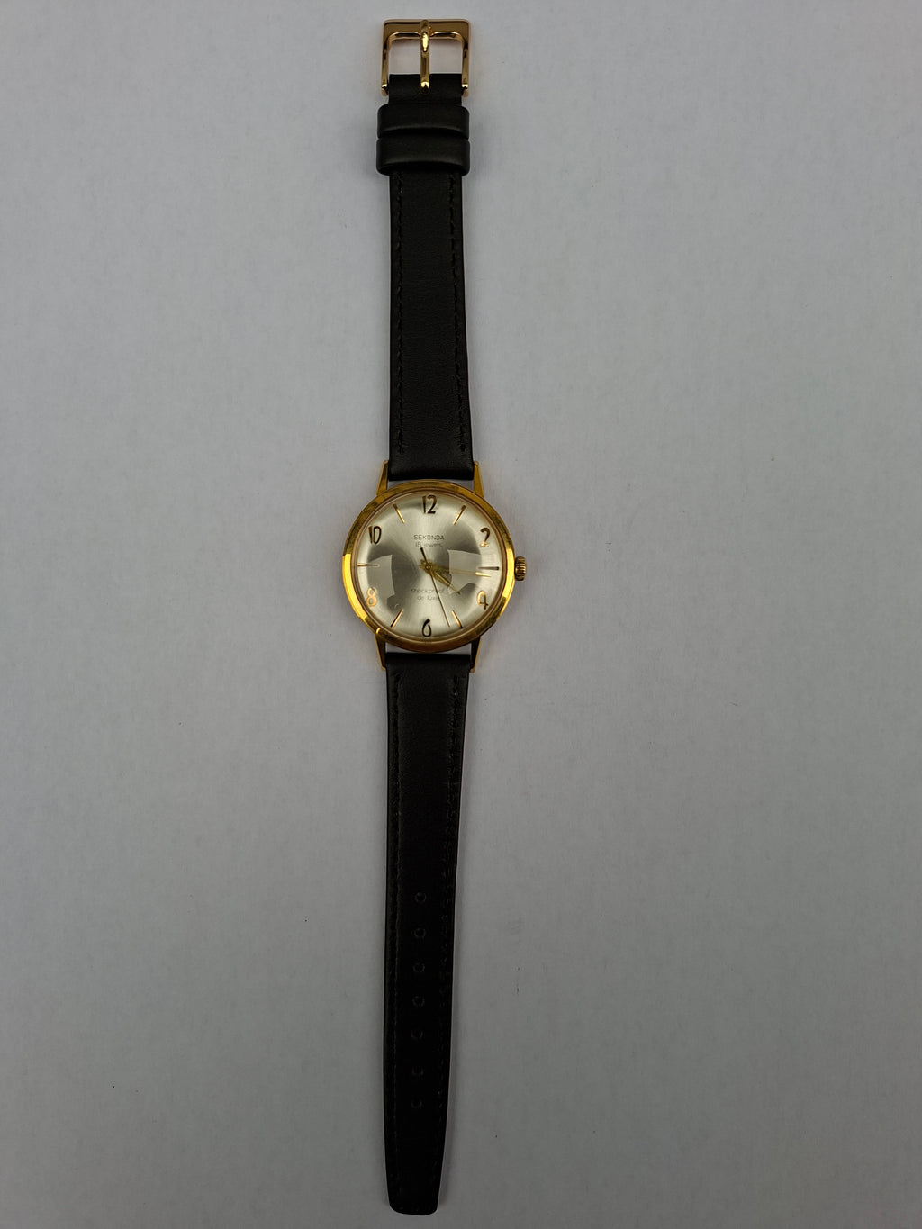 Vintage c.1970 Sekonda De Luxe 18 Jewels Vostok 2209 USSR Manual Wind 34mm