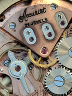 Vintage 1950s Accurist 21 Jewels Swiss Watch 10 Micron Gold Filled ETA 2390