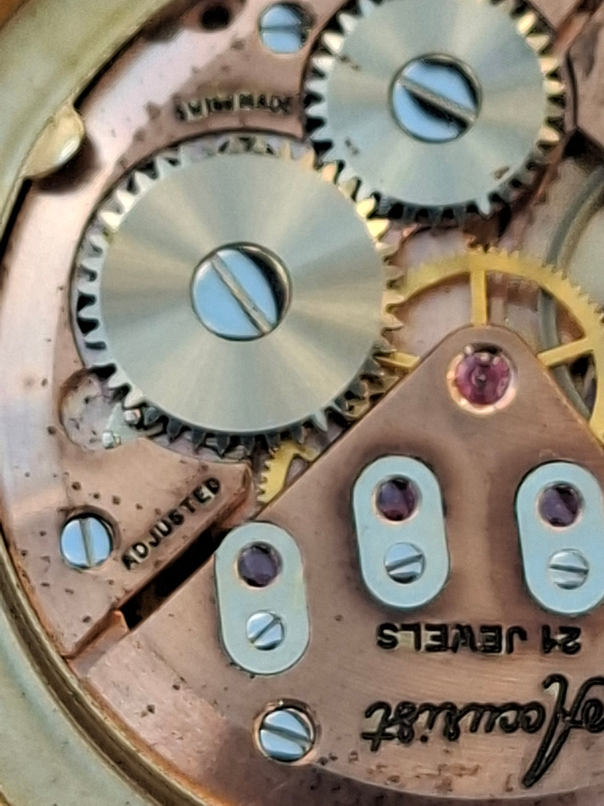 Vintage 1950s Accurist 21 Jewels Swiss Watch 10 Micron Gold Filled ETA 2390