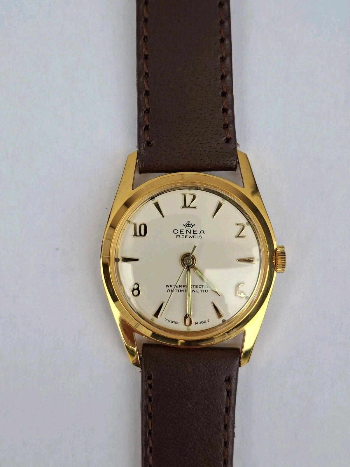 Vintage Cenea 17 Jewels Swiss Mechanical Watch – EB 8800 – 32mm - 1960's