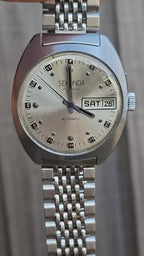 Vintage 1970s Sekonda Automatic 25 Jewels – Slava 2427 – USSR Day Date – 36.5mm