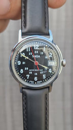 1980 Saga by Timex Military Style Watch – M25 Mechanical – Great Britain – 30mm