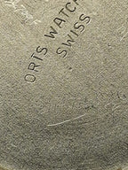 Vintage Oris 15 Jewels Star Dial Manual Wind Small Seconds Swiss Watch 1950s