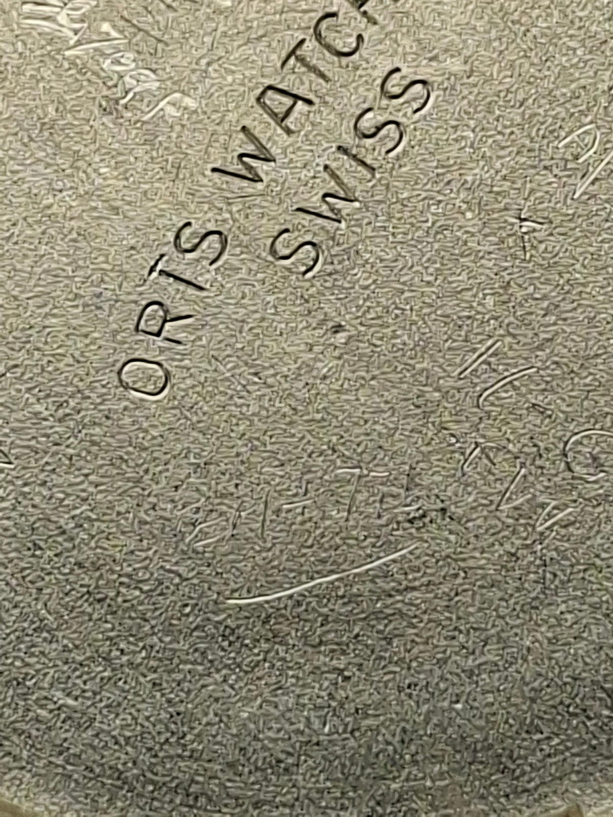 Vintage Oris 15 Jewels Star Dial Manual Wind Small Seconds Swiss Watch 1950s