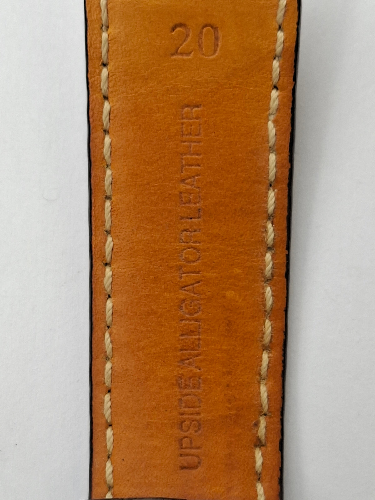 Genuine Longines 20mm Brown Alligator Leather Watch Strap Original Buckle