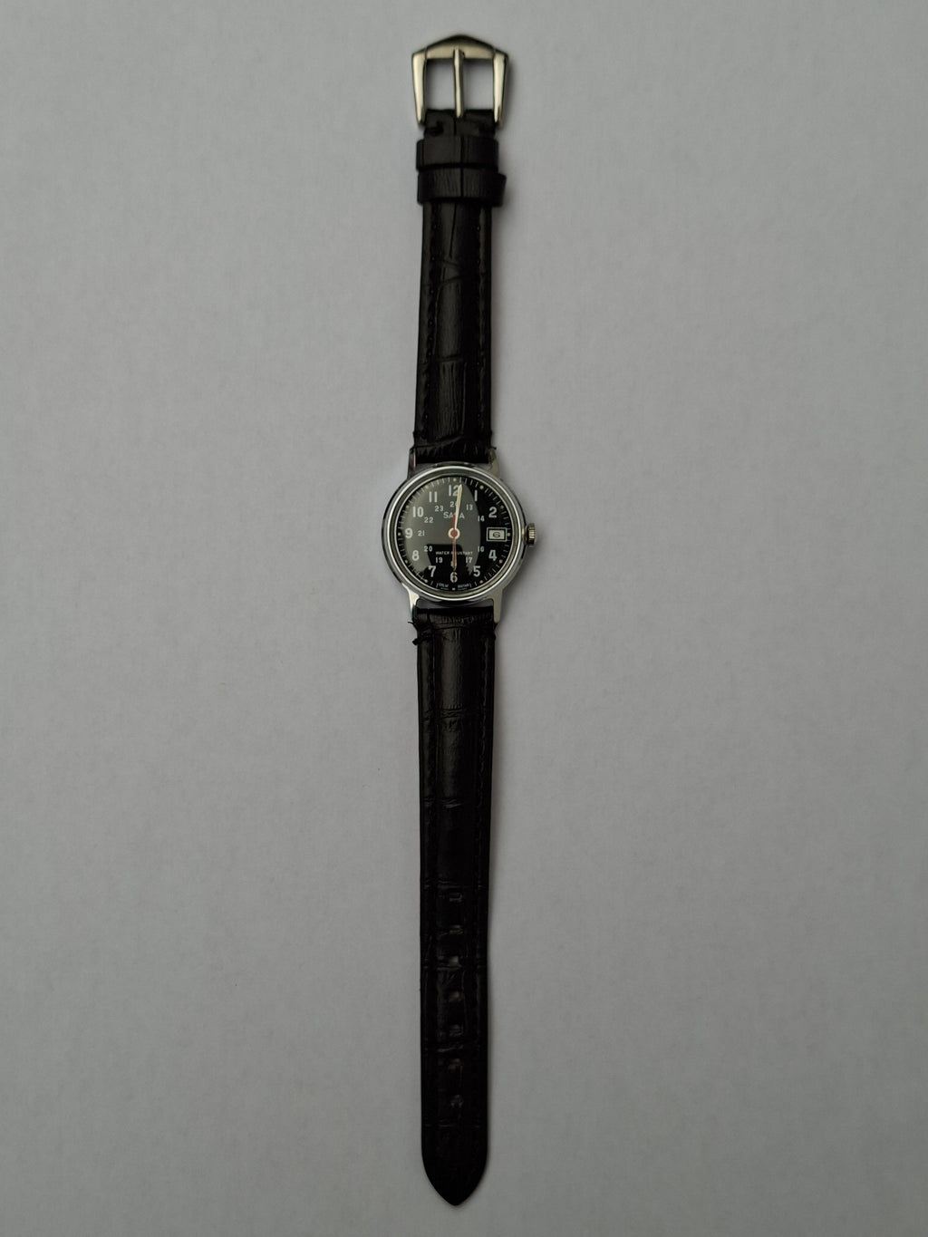 1980 Saga by Timex Military Style Manual Wind Watch – Made in Great Britain