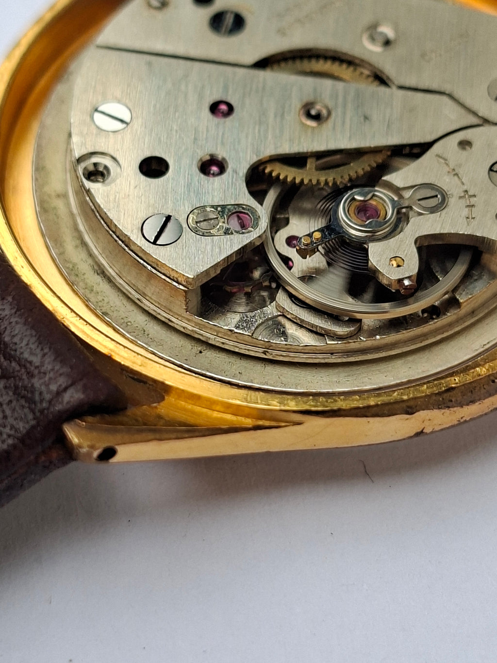 Vintage Oris 15 Jewels Star Dial Manual Wind Small Seconds Swiss Watch 1950s