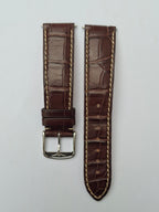 Genuine Longines 20mm Brown Alligator Leather Watch Strap Original Buckle