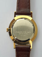 NOS Vintage Carpentier Geneve Ladies Watch 17J Swiss Manual Wind Gold Plated