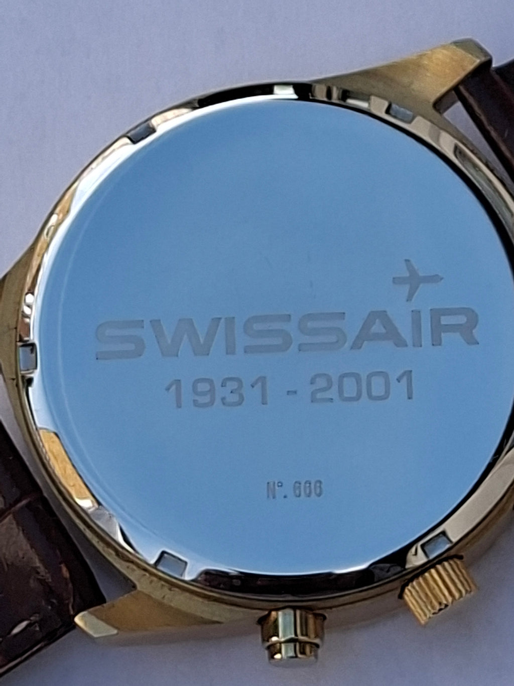 Swissair 1931–2001 Limited Edition Chronograph No. 666 Aviation Quartz Watch