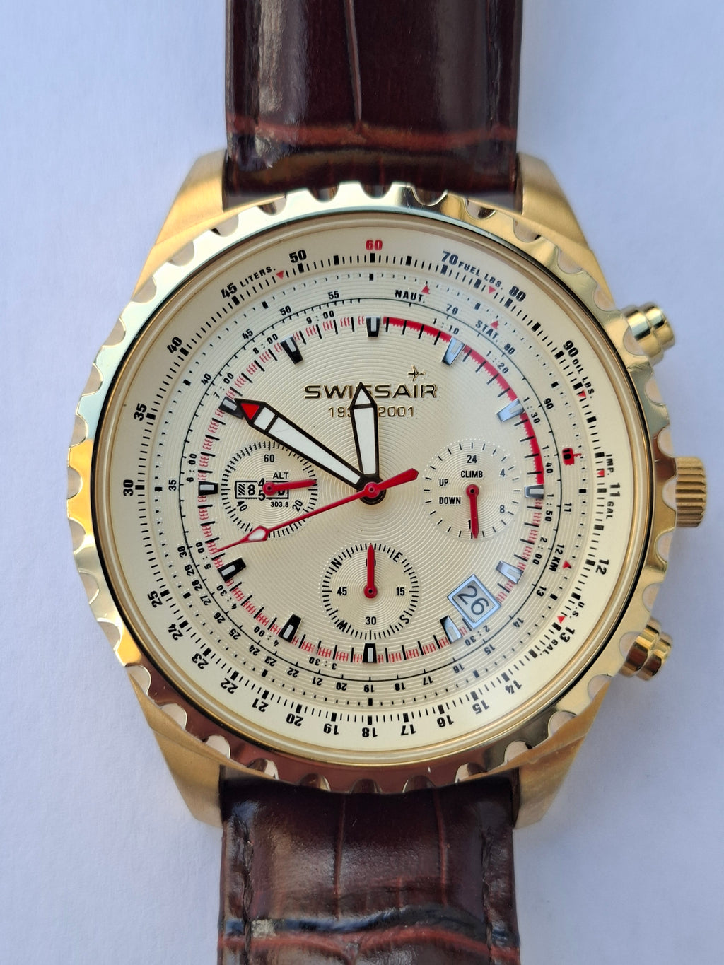 Swissair 1931–2001 Limited Edition Chronograph No. 666 Aviation Quartz Watch