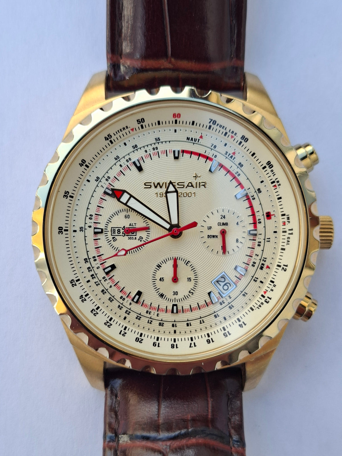 Swissair 1931–2001 Limited Edition Chronograph No. 666 Aviation Quartz Watch
