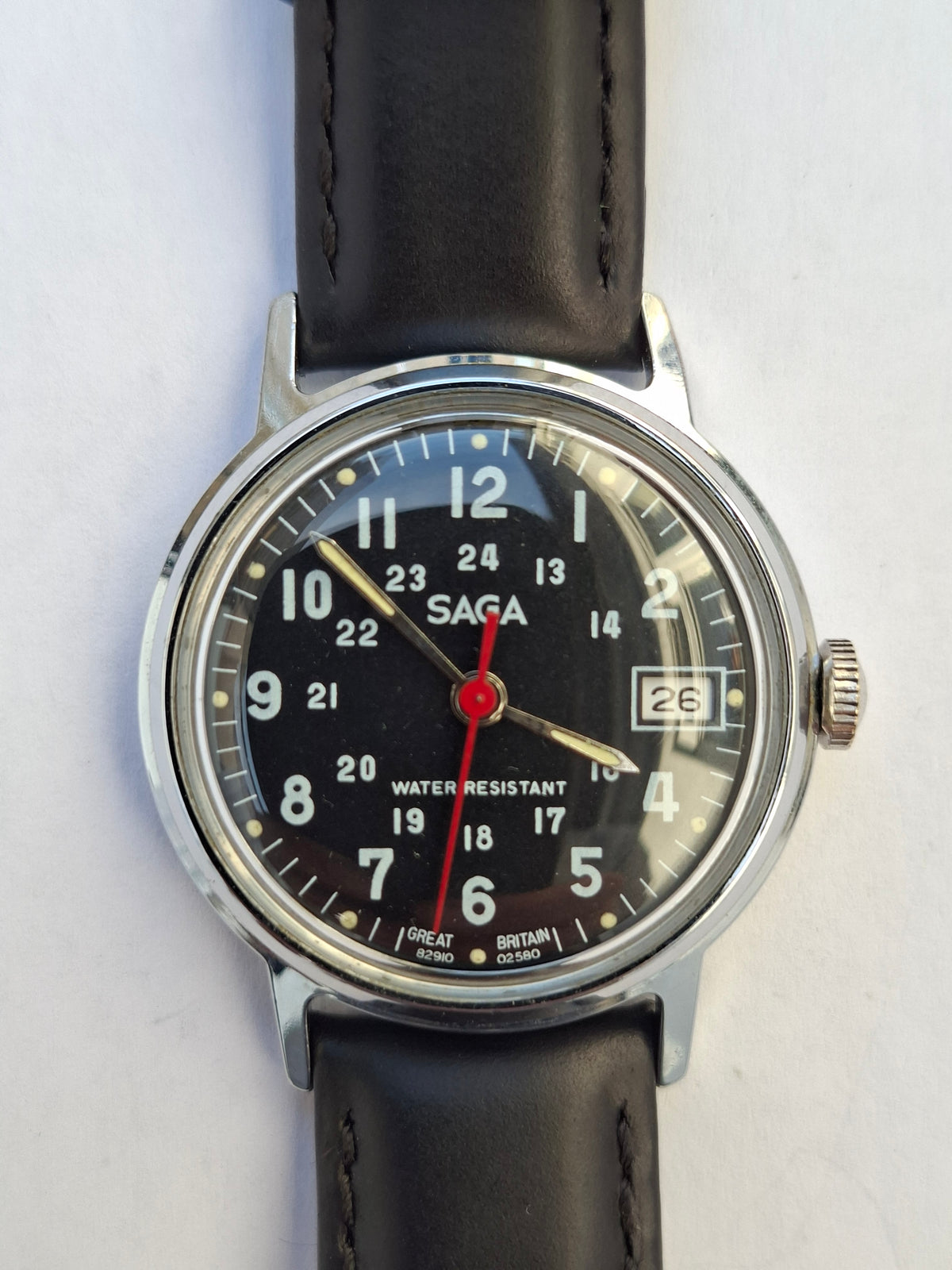 1980 Saga by Timex Military Style Watch – M25 Mechanical – Great Britain – 30mm