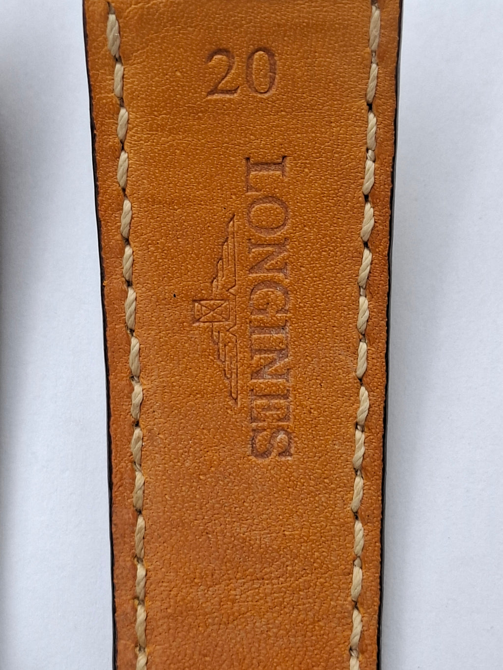 Genuine Longines 20mm Brown Alligator Leather Watch Strap Original Buckle