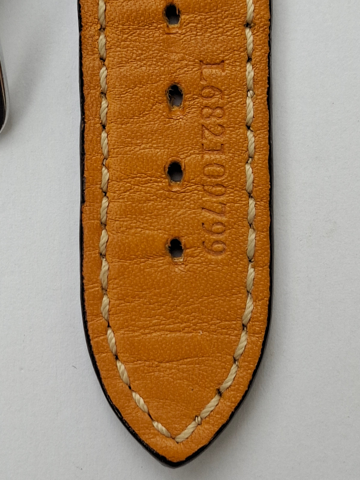 Genuine Longines 20mm Brown Alligator Leather Watch Strap Original Buckle