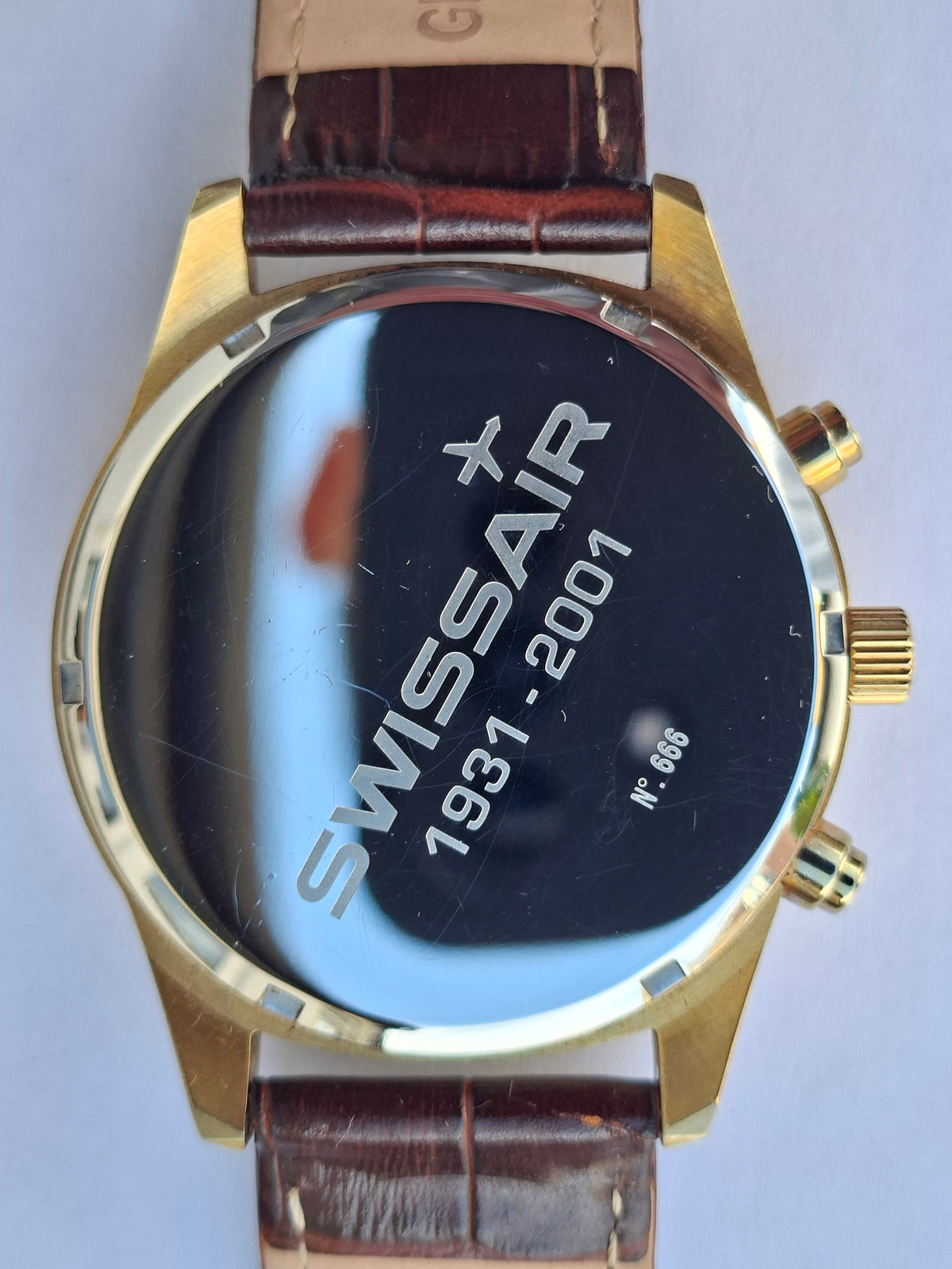 Swissair 1931–2001 Limited Edition Chronograph No. 666 Aviation Quartz Watch